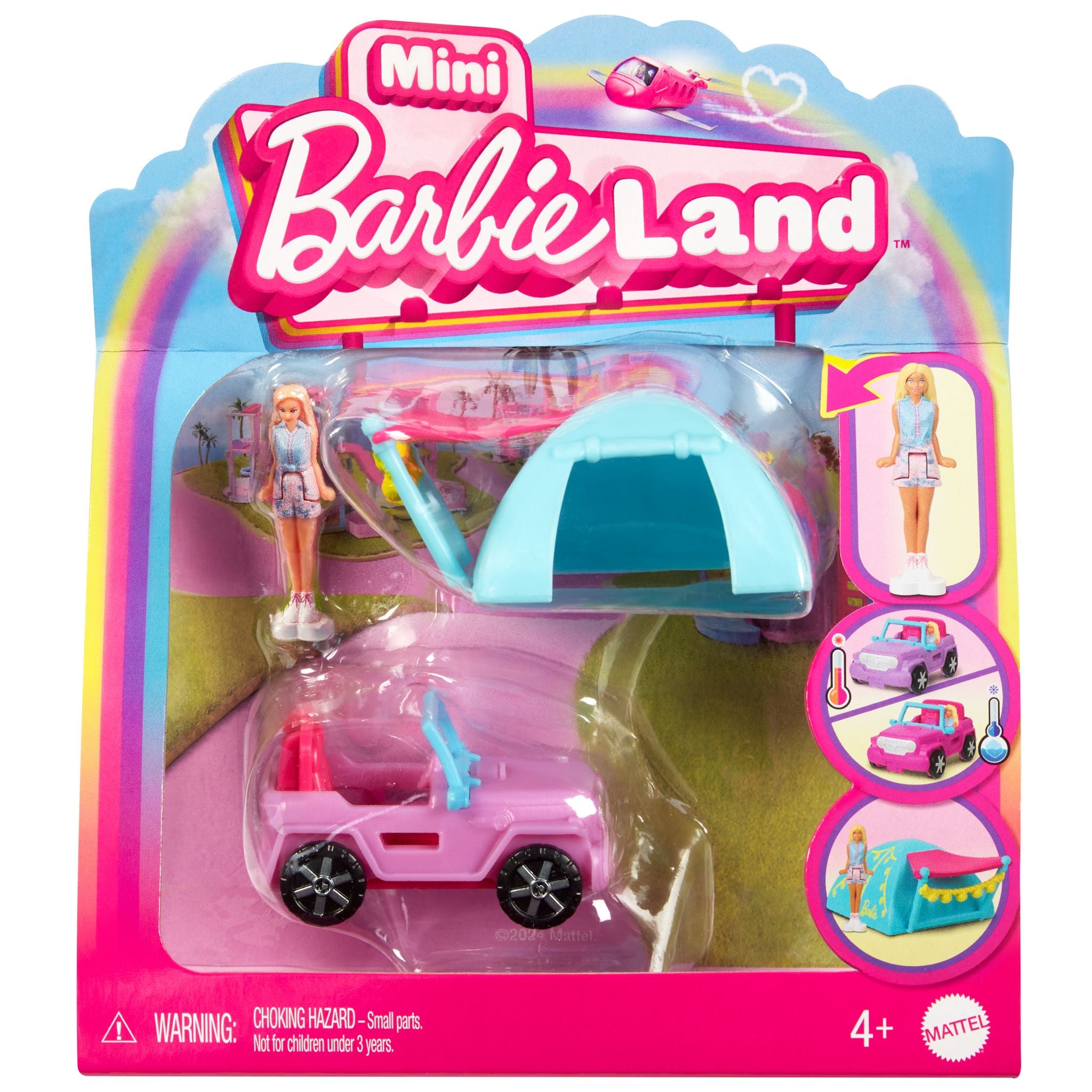 Barbie Mini Barbieland Color-Changing Jeep