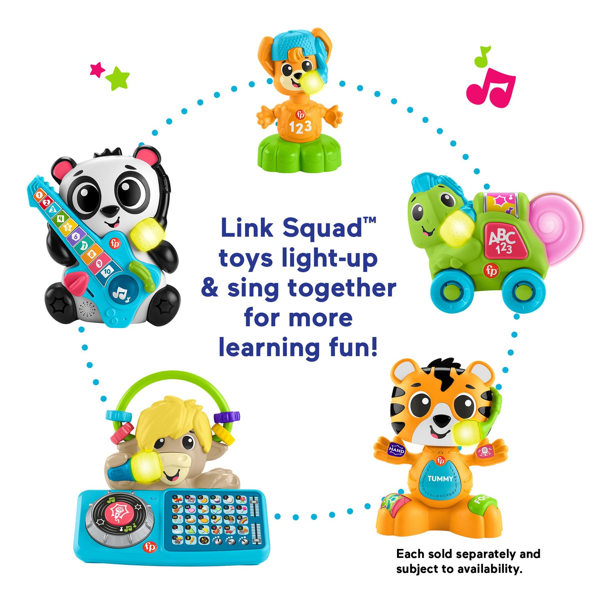 Fisher-Price Link Squad Bop & Groove Tiger