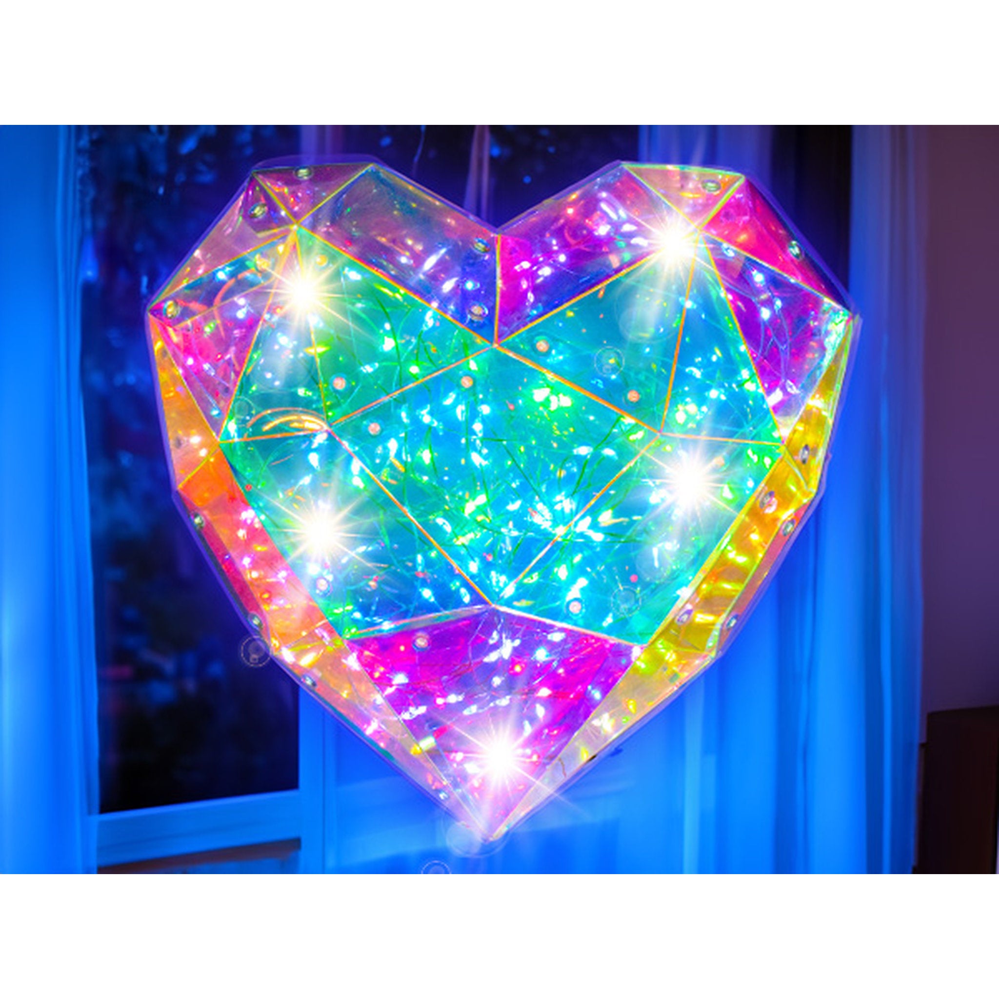 Prismic Hanging Heart 3D Puzzle