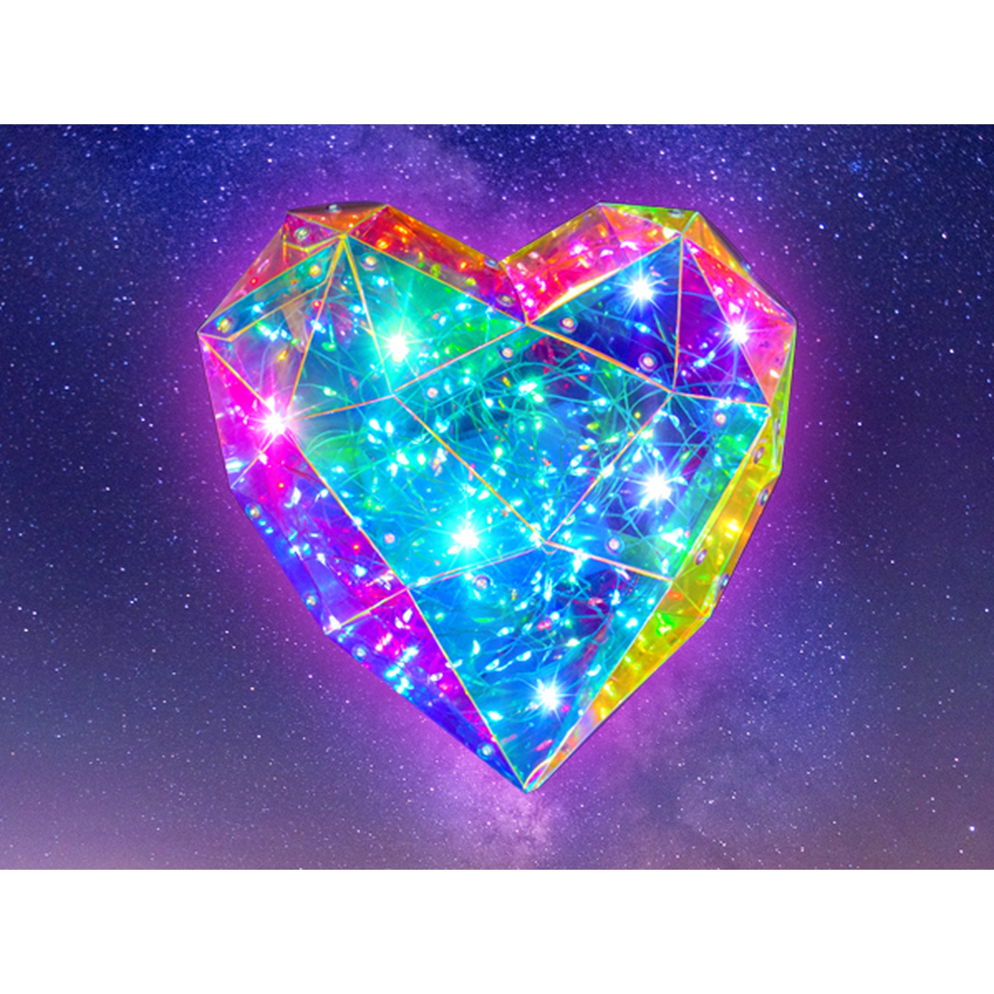 Prismic Hanging Heart 3D Puzzle