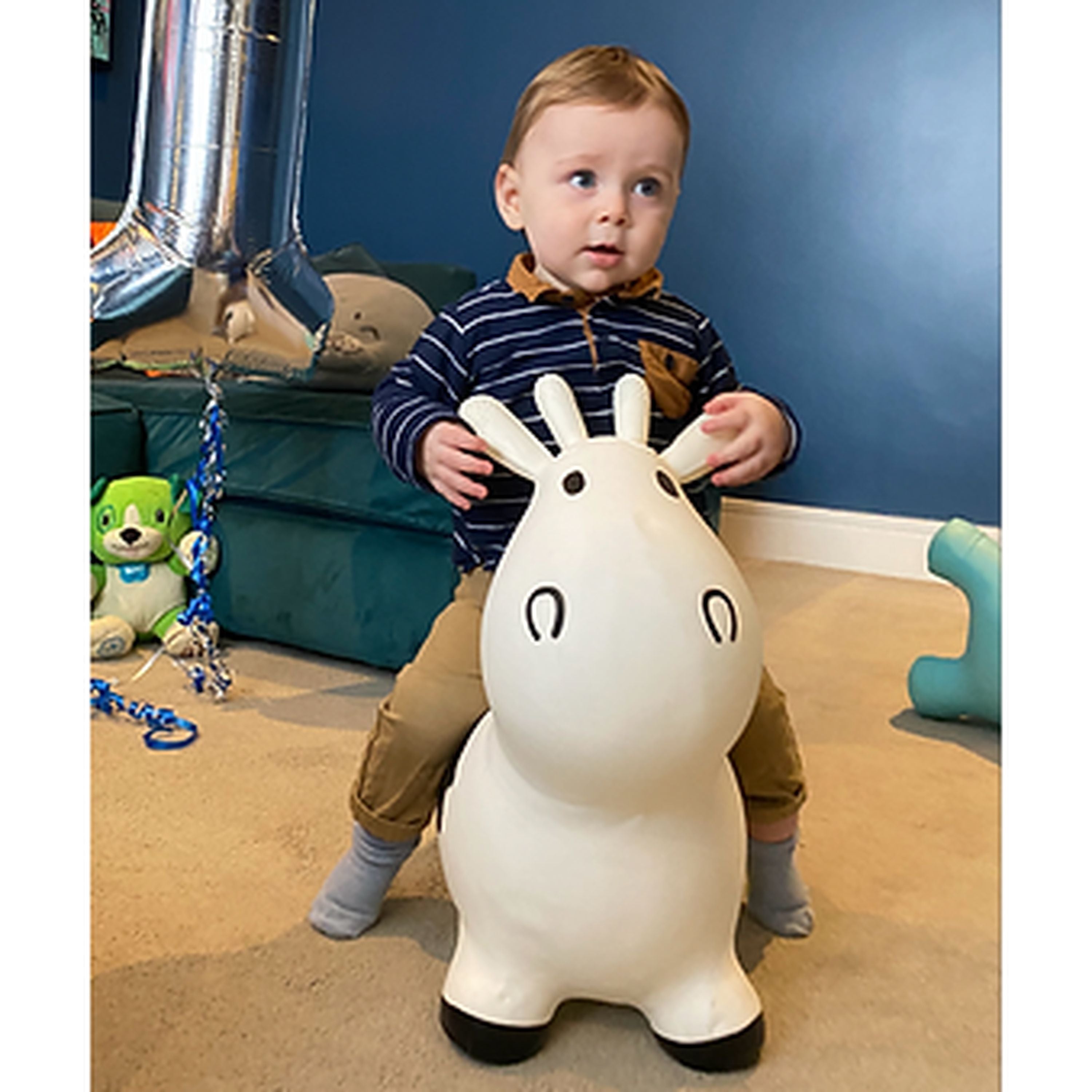 Happy Hopperz White Cow Small