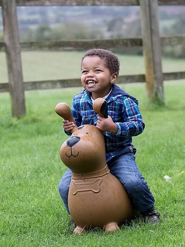 Happy Hopperz Brown Dog Small