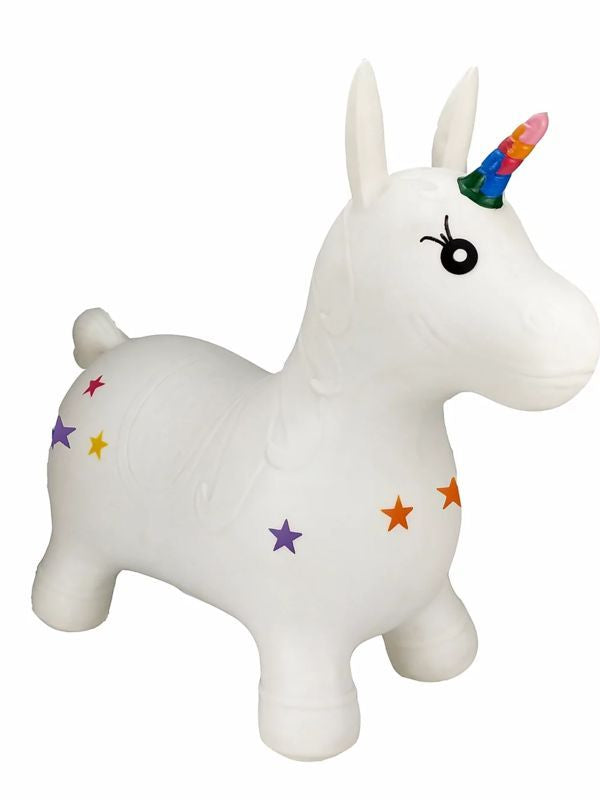 Happy Hopperz White Unicorn Large