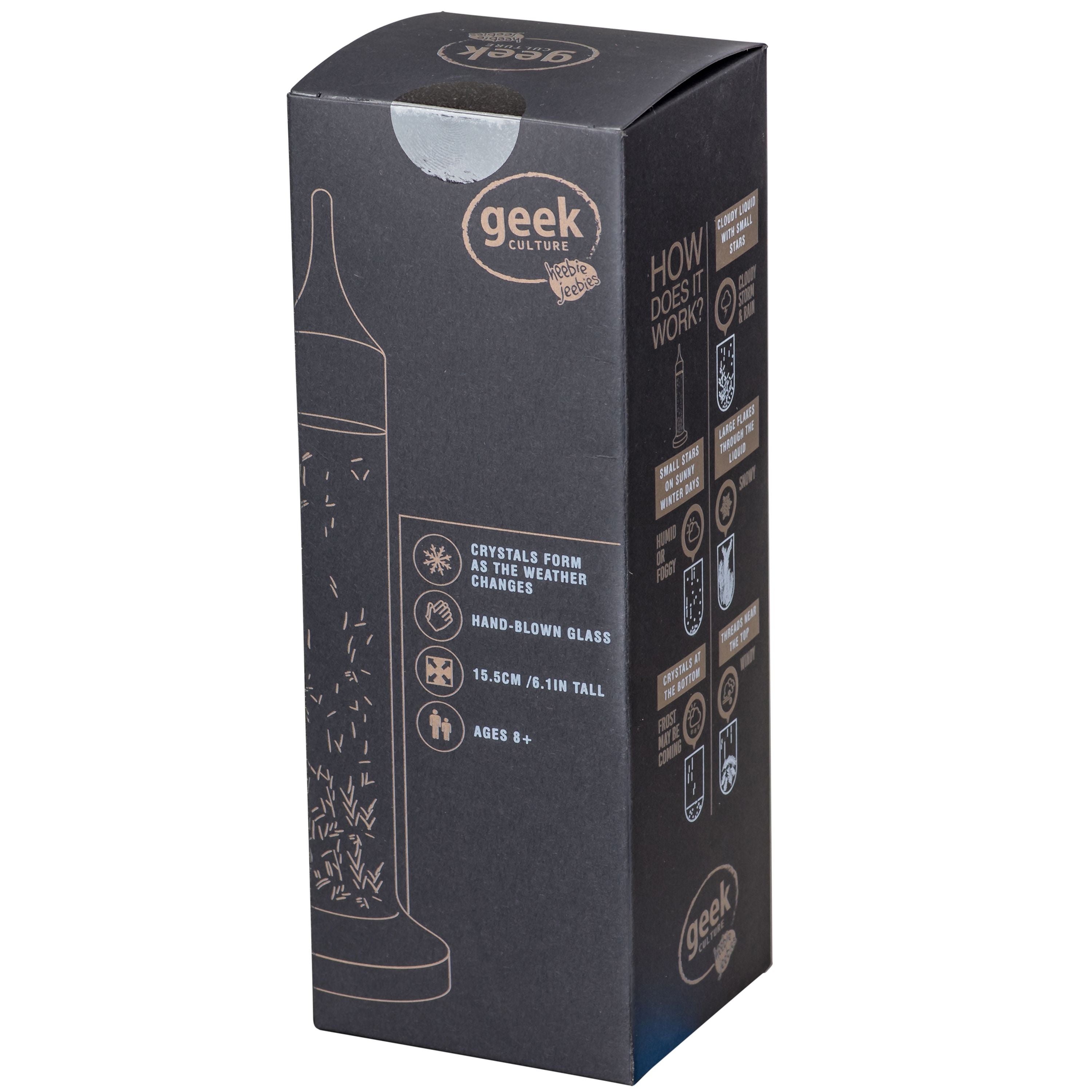 Heebie Jeebies Heebies Jeebies Mini 15cm Storm Glass