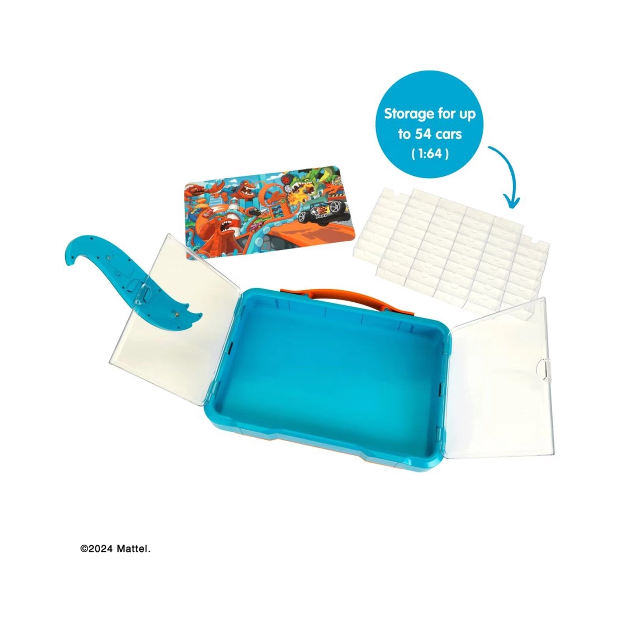 Hot Wheels 54-Car Collection Carry Case With Illuminated Logo
