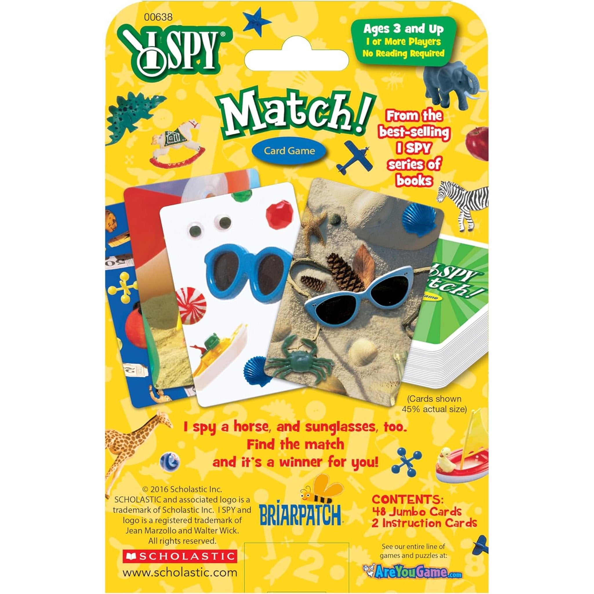 I Spy Jumbo Card Game - Match