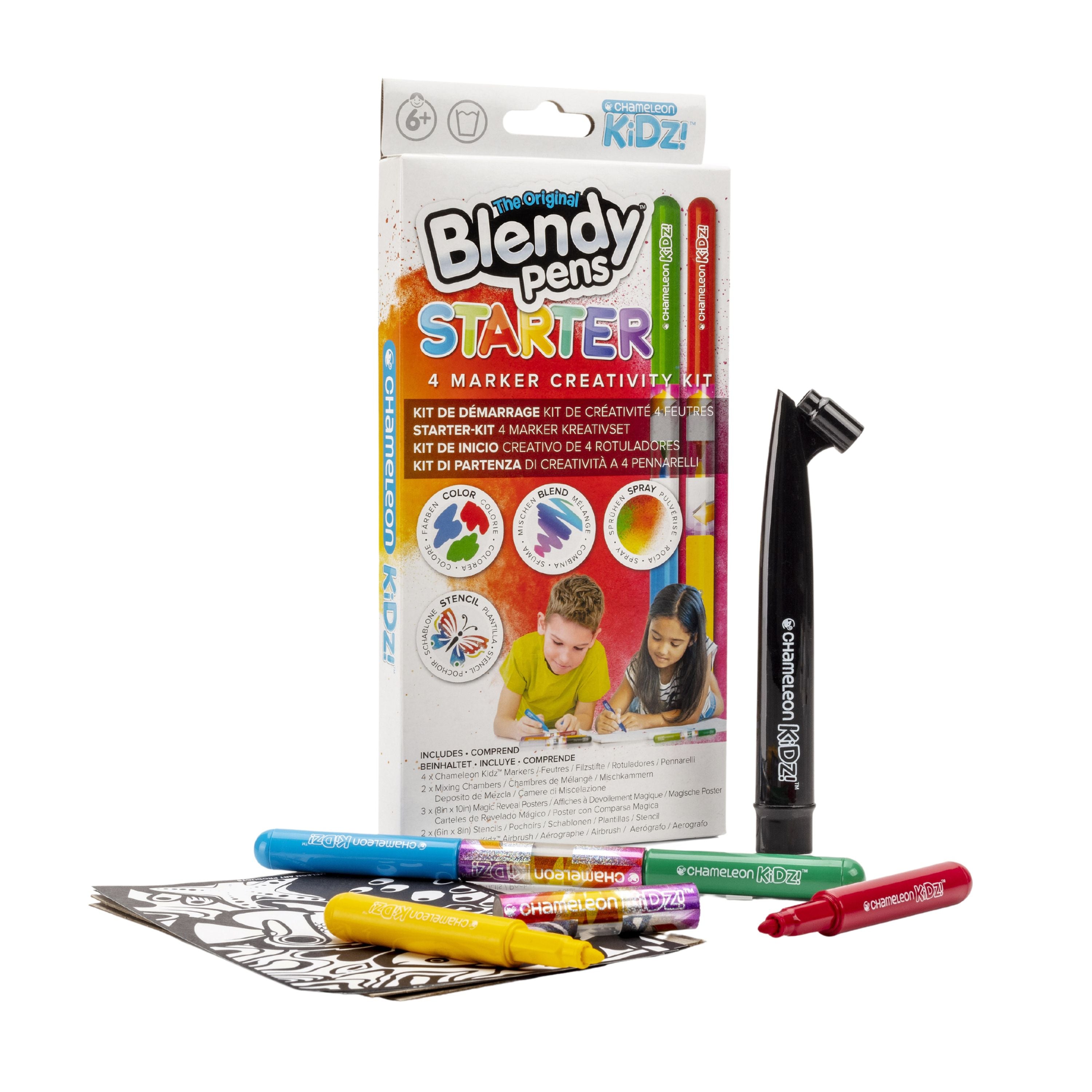 Chameleon Kidz Starter 4 Piece Markers Kit