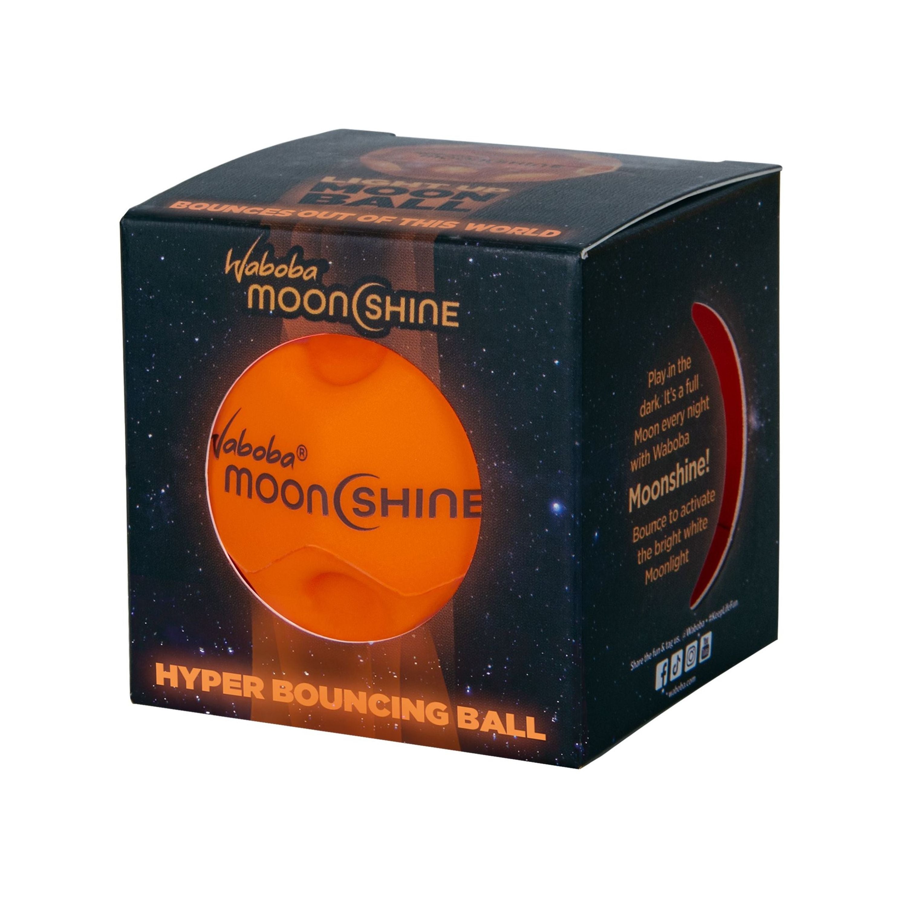 Waboba Moonshine Light Up Bouncing Ball Assorted Styles