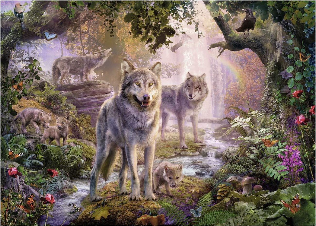 Ravensburger Summer Wolves 1000 Piece - Toyworld Australia