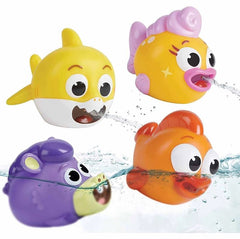 BABY SHARK BIG SHOW BATH SQUIRT TOYS 4 PACK