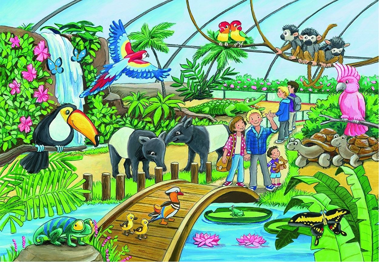 Ravensburger Welcome To The Zoo 2x24 Piece - Toyworld Australia