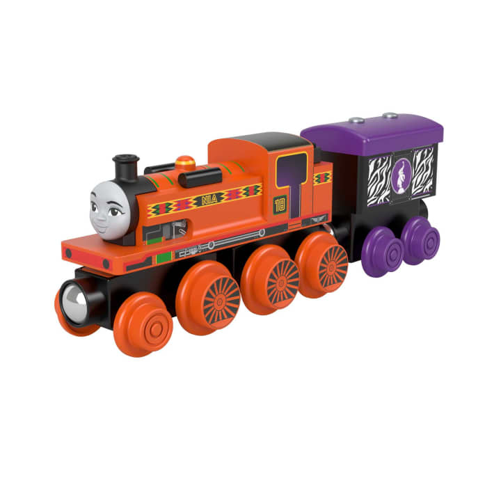 Fisher-Price Thomas & Friends Wooden Railway Nia Engine & Cargo Car