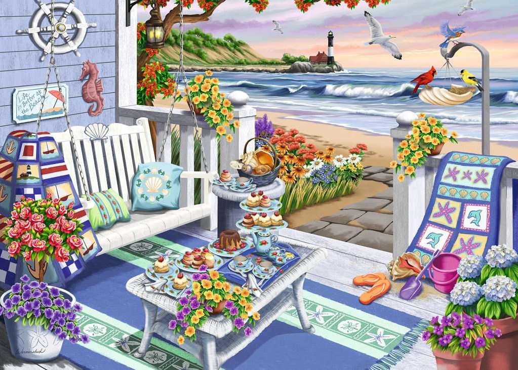 Ravensburger Seaside Sunshine 300 Piece - Toyworld Australia