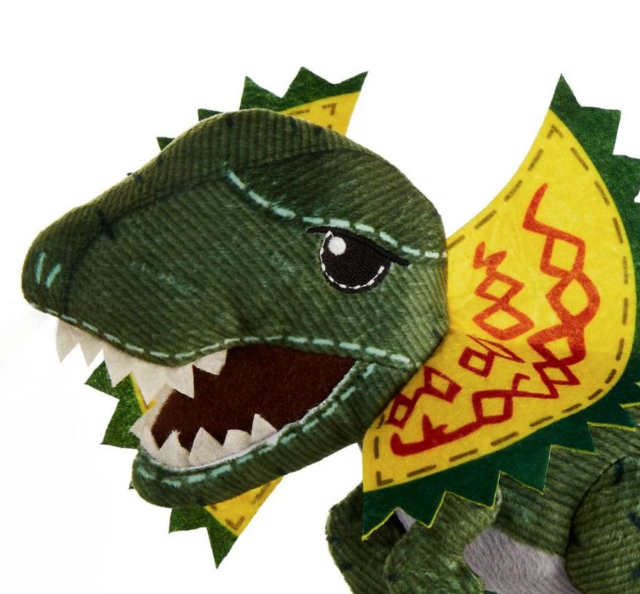 Jurassic World Stitchlings Diliphosaurus Talking Plush