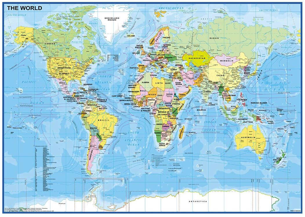 Ravensburger Map Of The World 200 Piece