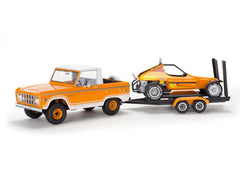 REVELL 1:25 BRONCO HALF CAB WITH DUNE BUGGY AND TRAILER MODEL KIT