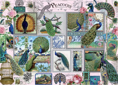 STAMP & COLLAGE 1000 PIECE JIGSAW PUZZLE
PEACOCKS