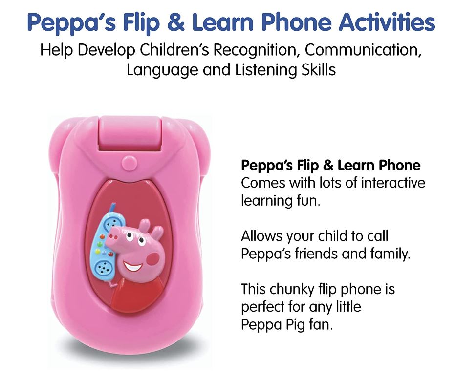 Peppa Pig Peppa's Flip & Learn Phone