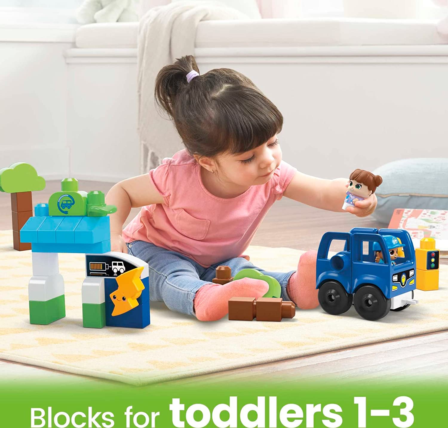 MEGA Bloks Green Town Charge And Go Bus