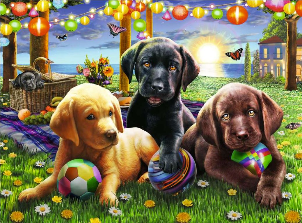 Ravensburger Puppy Picnic 100 Piece