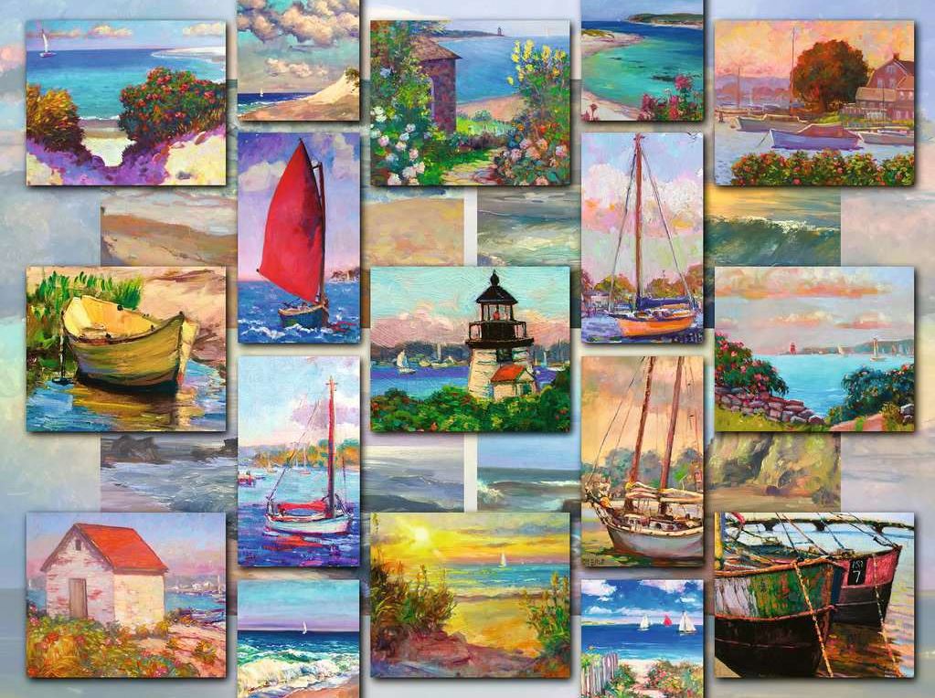 Ravensburger Coastal Collage 1500 Piece
