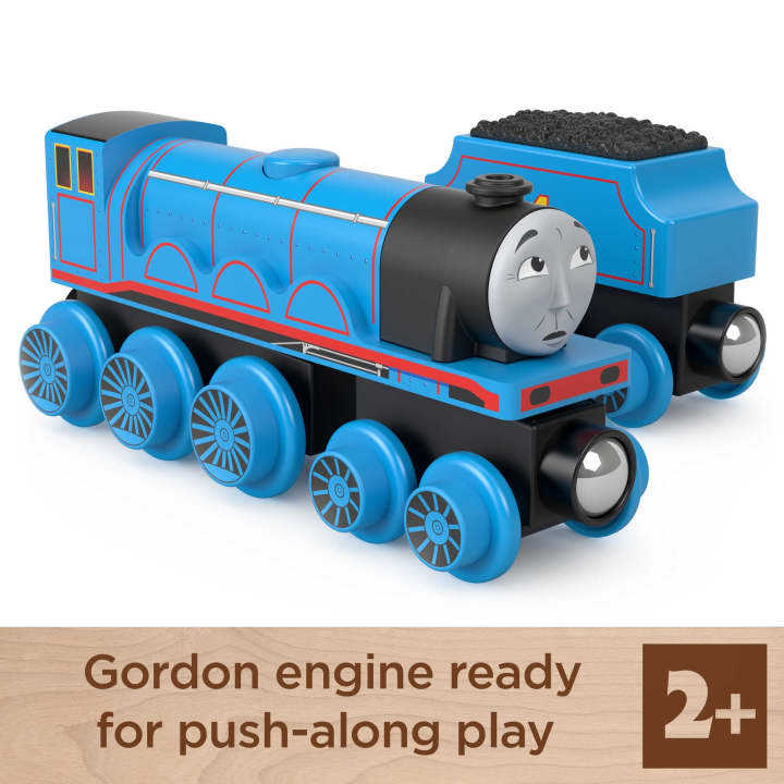 Fisher-Price Thomas & Friends Wooden Railway Gordon Engine & Coal-Car