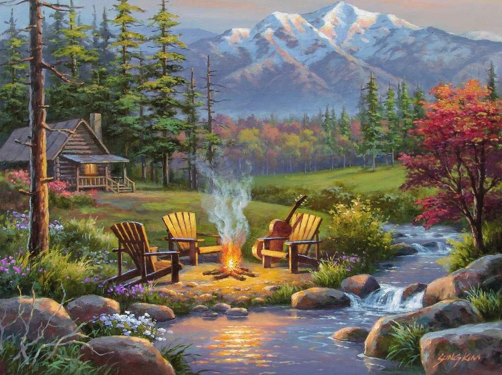 Ravensburger Riverside Livingroom 750 Piece