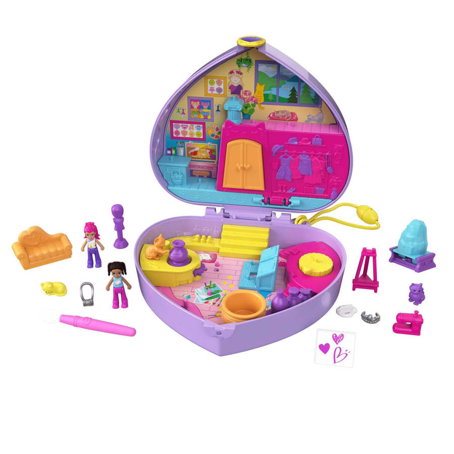 Polly Pocket Starring Shani Art Studio Compact