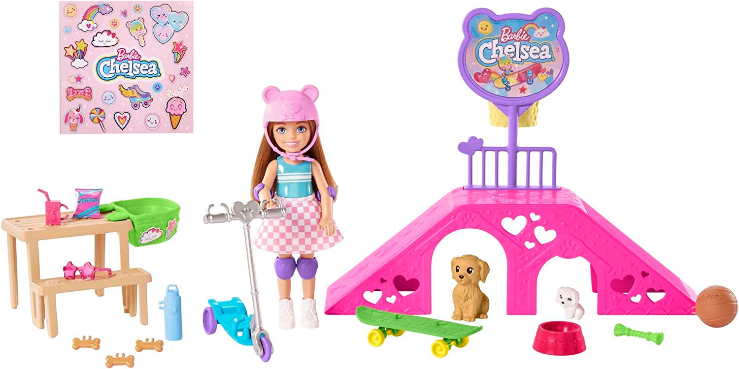 Barbie Chelsea Skatepark Playset