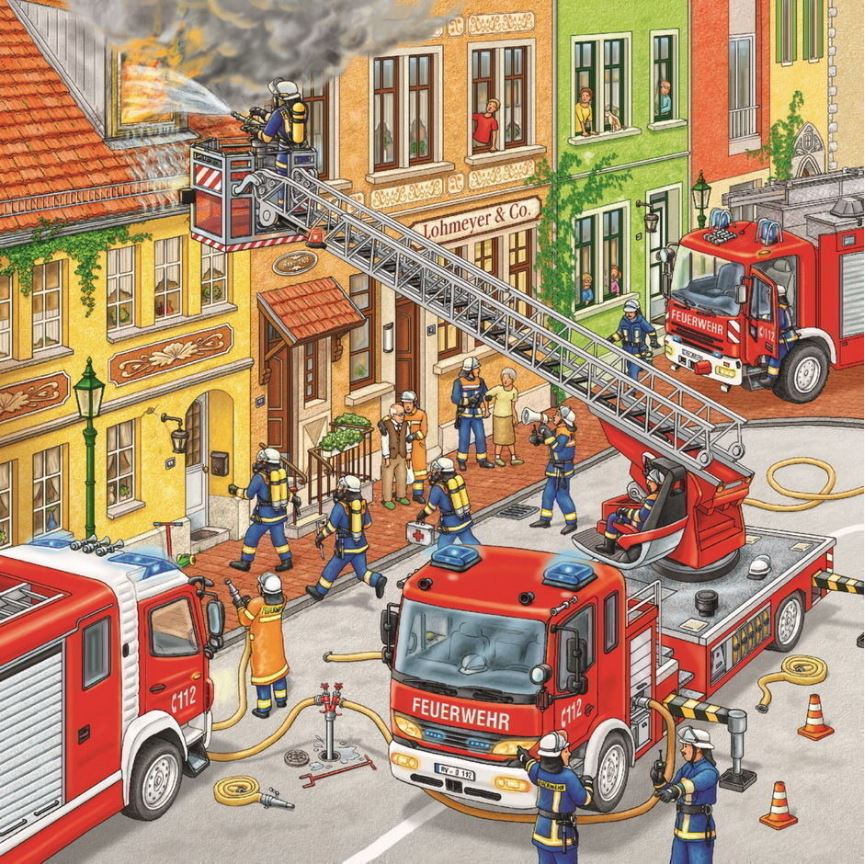 Ravensburger Fire Brigade Run 3x49 Piece