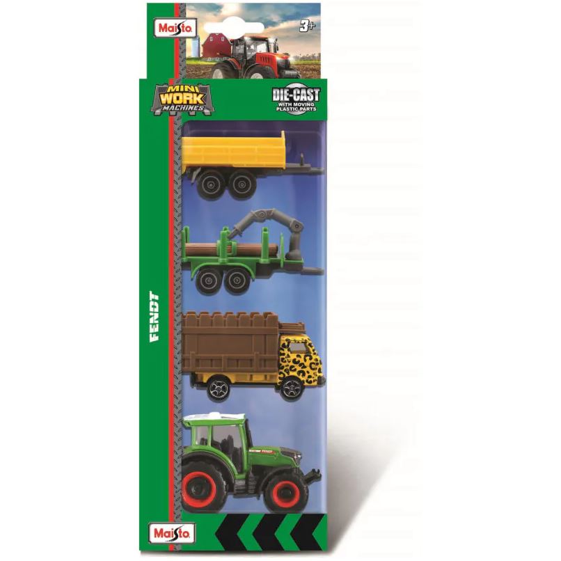 Maisto Mini Work Machines - Farm 4 Pack Assortment