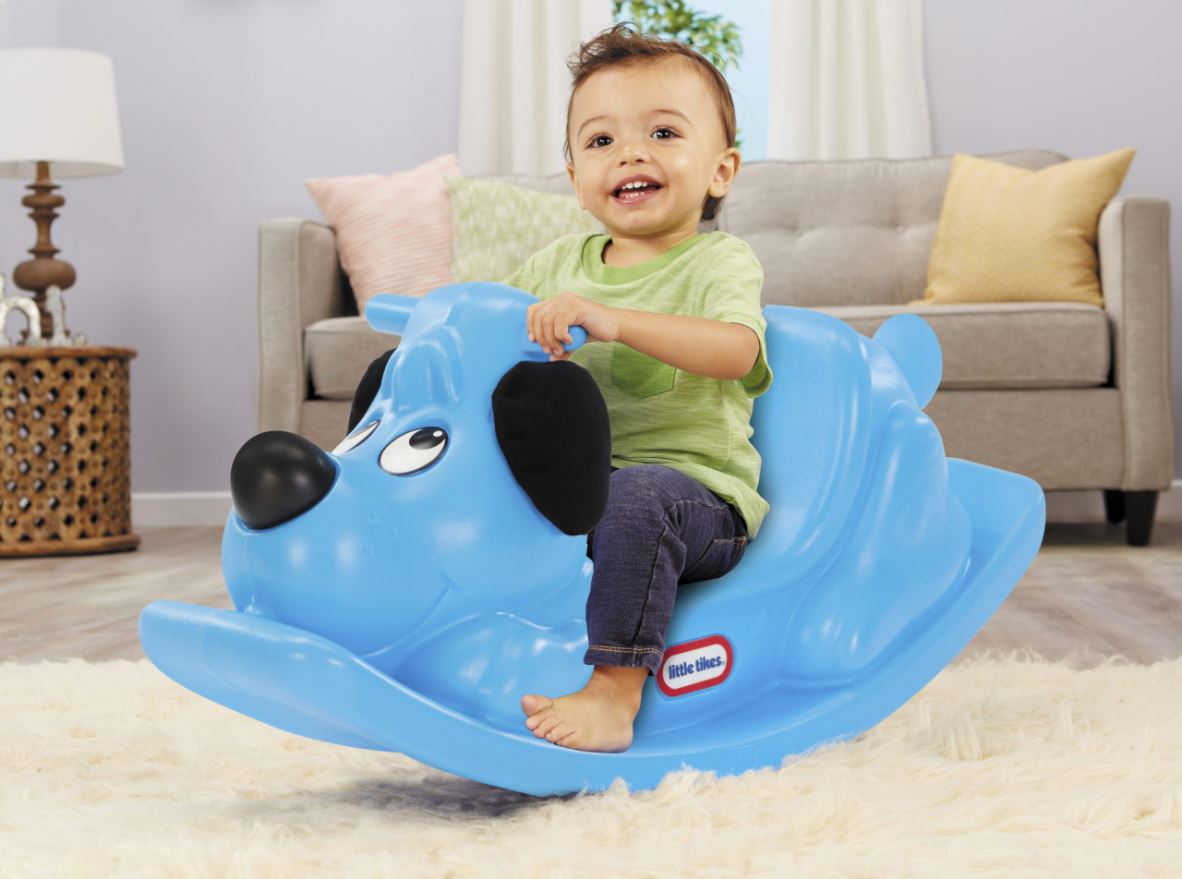 Little Tikes Rockin Puppy Blue Rocker