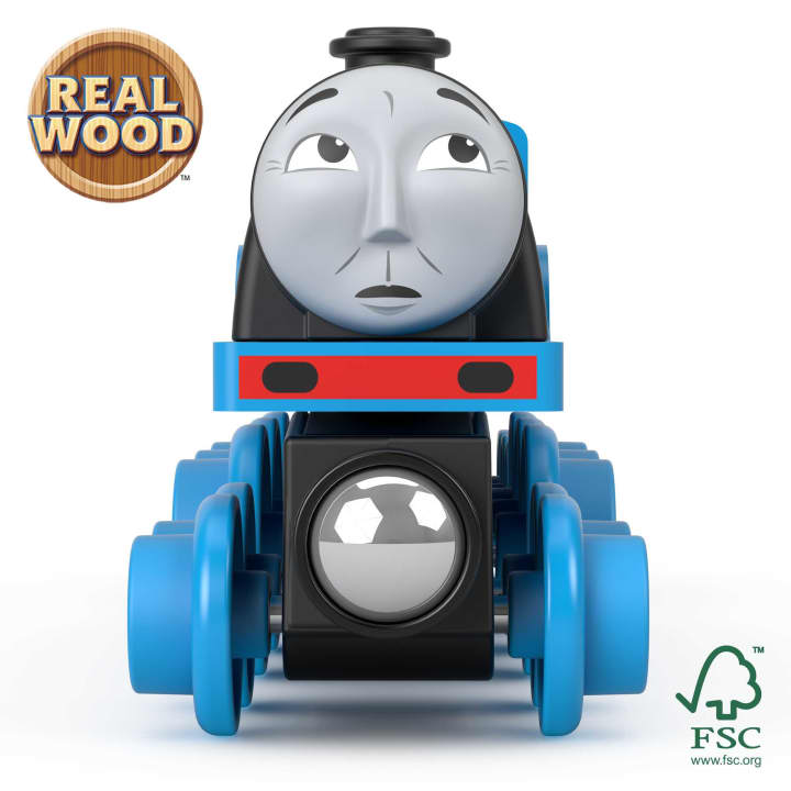 Fisher-Price Thomas & Friends Wooden Railway Gordon Engine & Coal-Car
