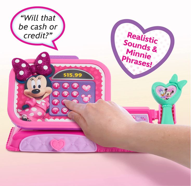 Disney Minnie Mouse Bowtique Cash Register