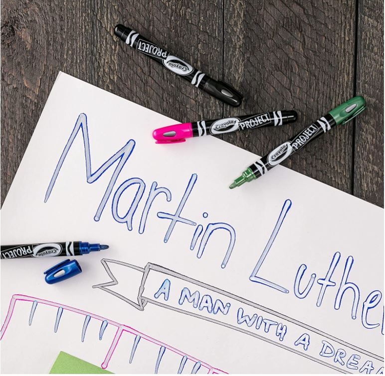 Crayola Project Metallic Outline Markers 4 Pack