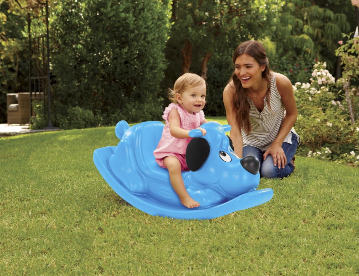 Little Tikes Rockin Puppy Blue Rocker