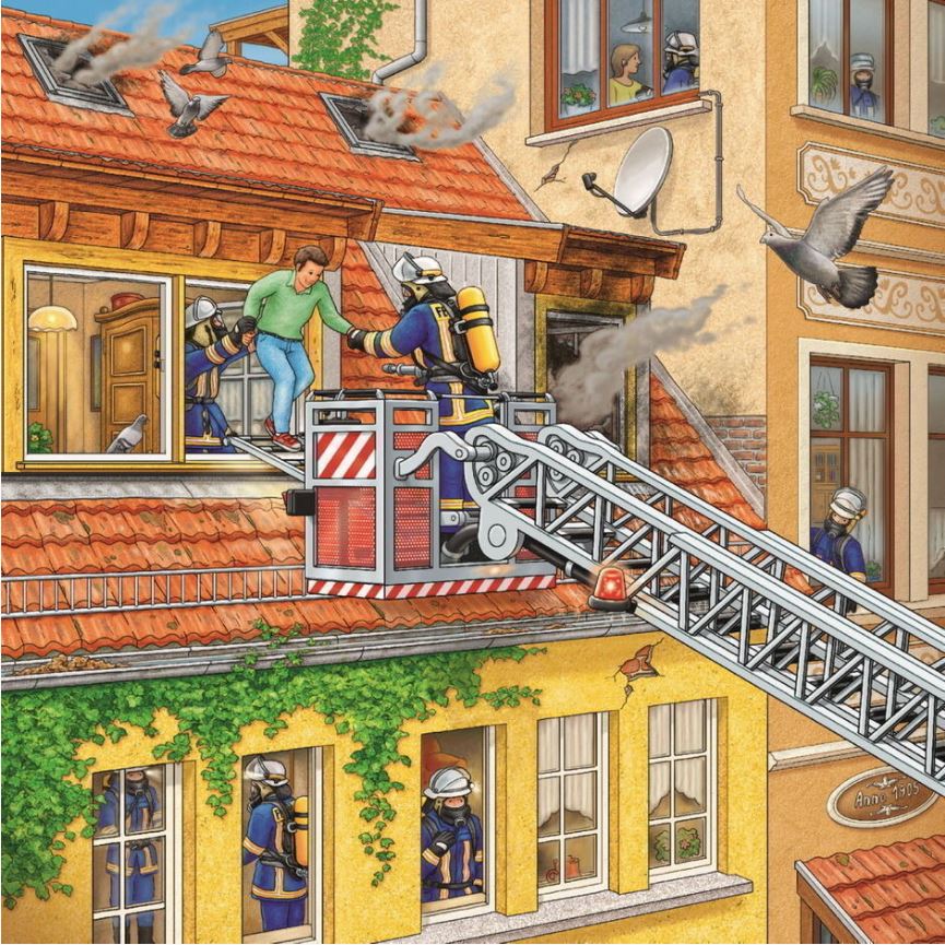 Ravensburger Fire Brigade Run 3x49 Piece