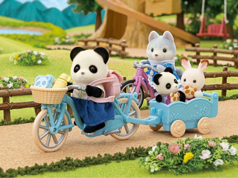 Sylvanian Families Cycle & Skate Accessories Set - Panda Girl - Toyworld Australia