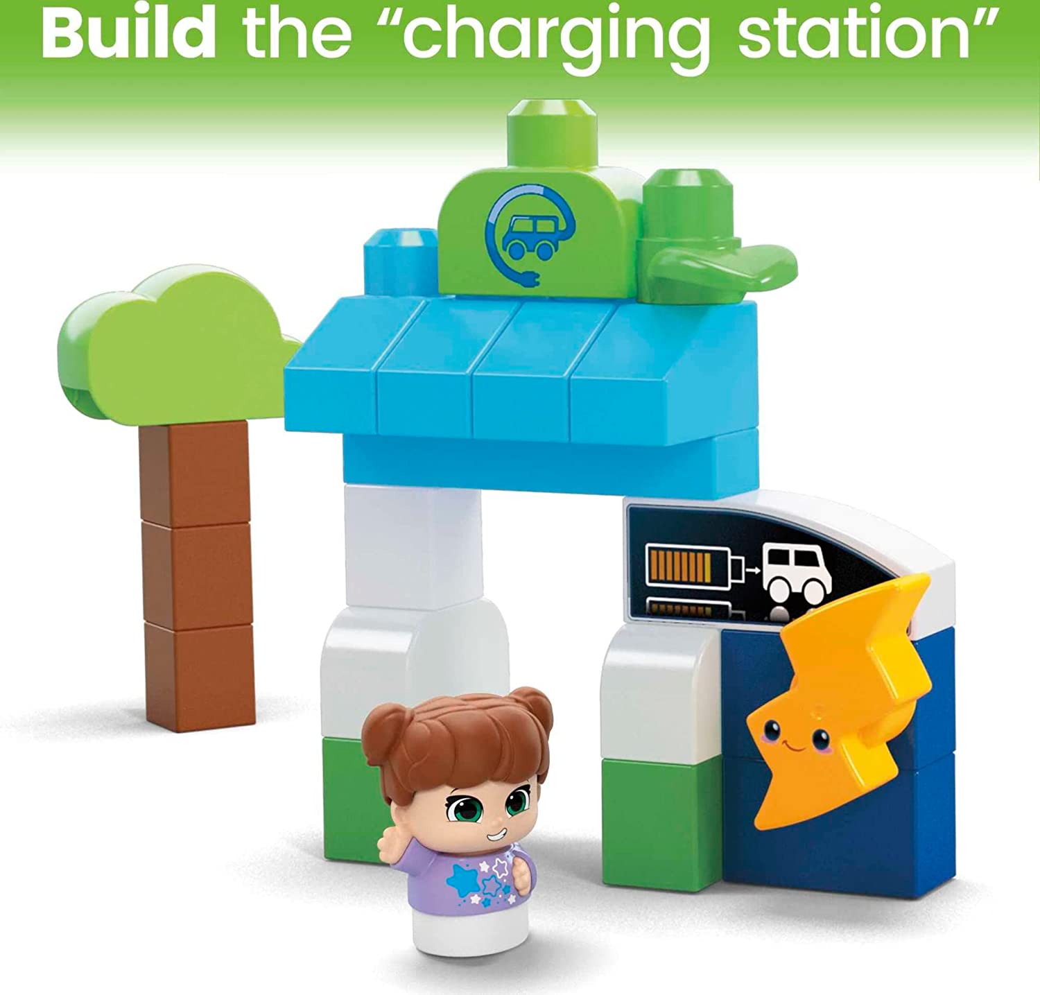 MEGA Bloks Green Town Charge And Go Bus