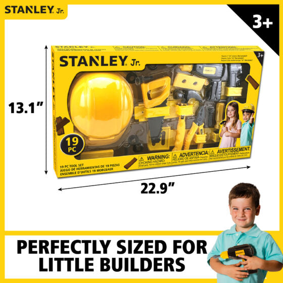 Stanley Jr. 19 Piece Tool Set With Helmet