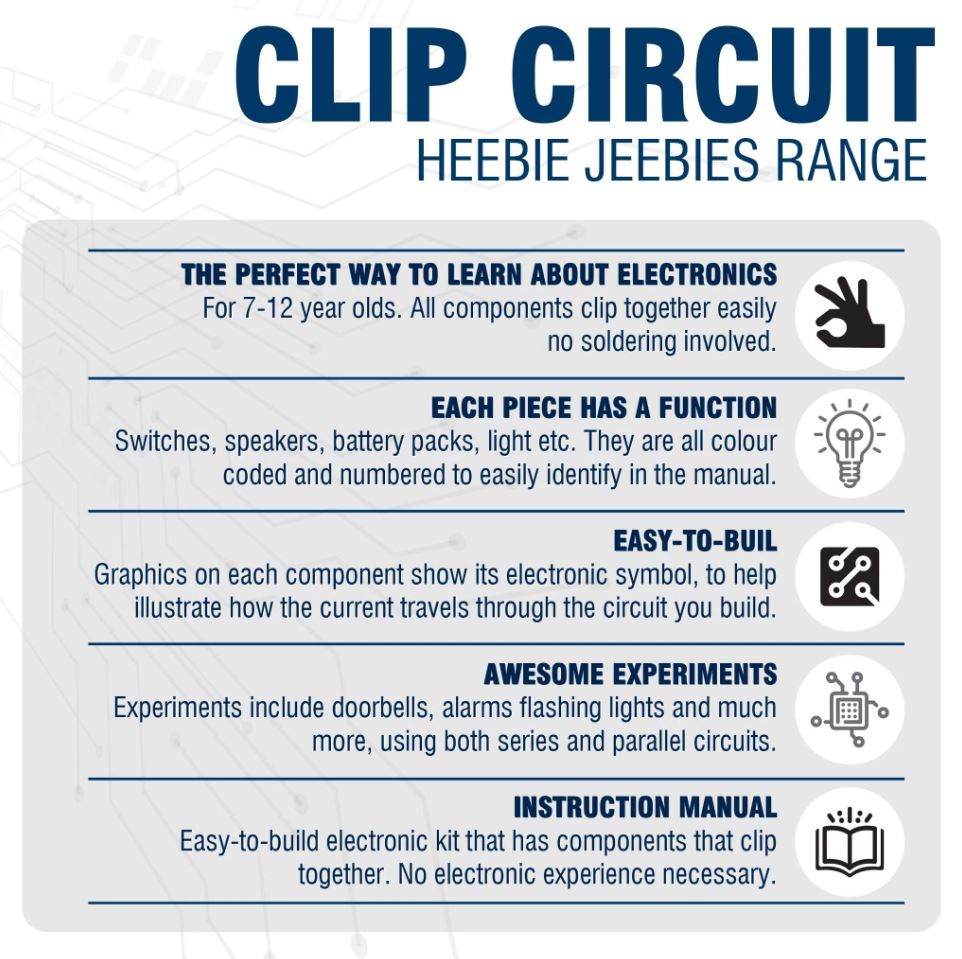Heebie Jeebies Clip Circuit Electrolab