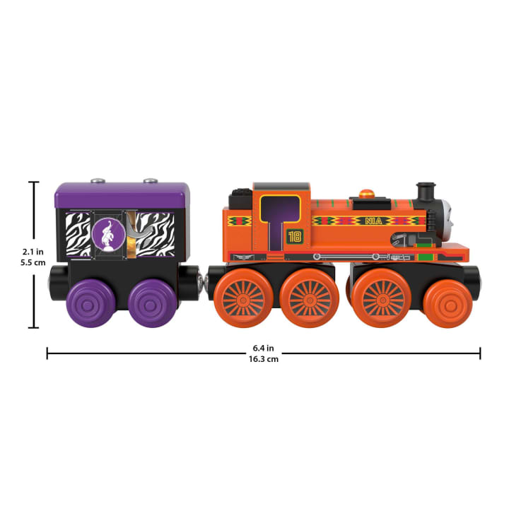Fisher-Price Thomas & Friends Wooden Railway Nia Engine & Cargo Car