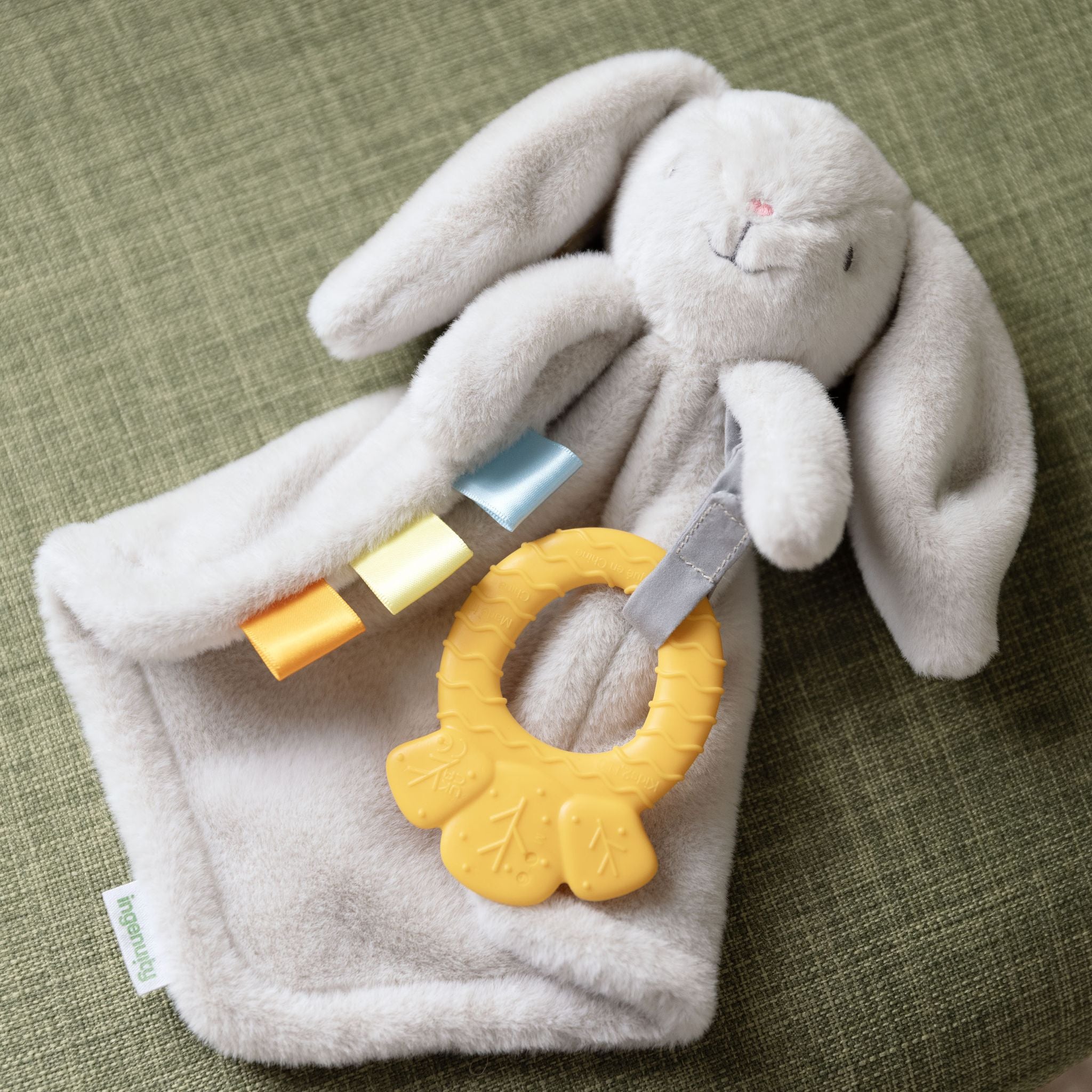 Ingenuity Sylvi Bunny Plush Lovey & Teether