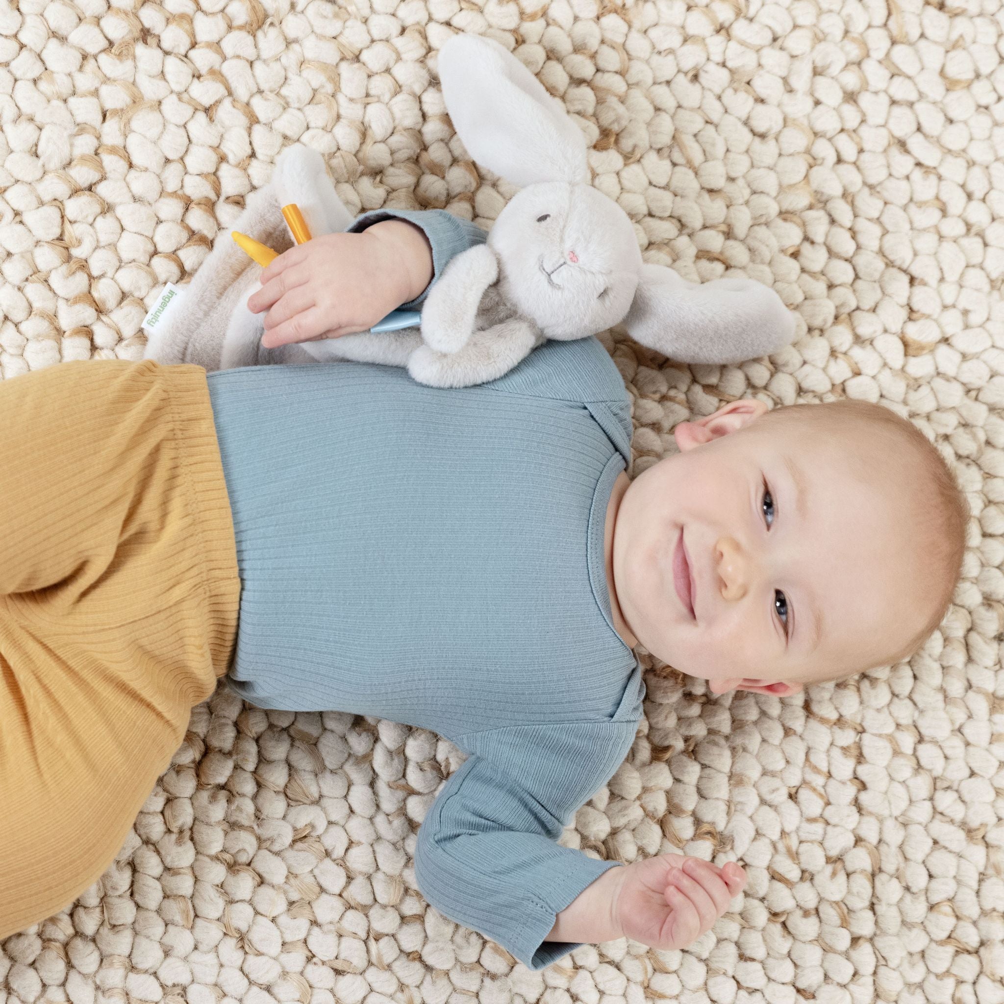 Ingenuity Sylvi Bunny Plush Lovey & Teether