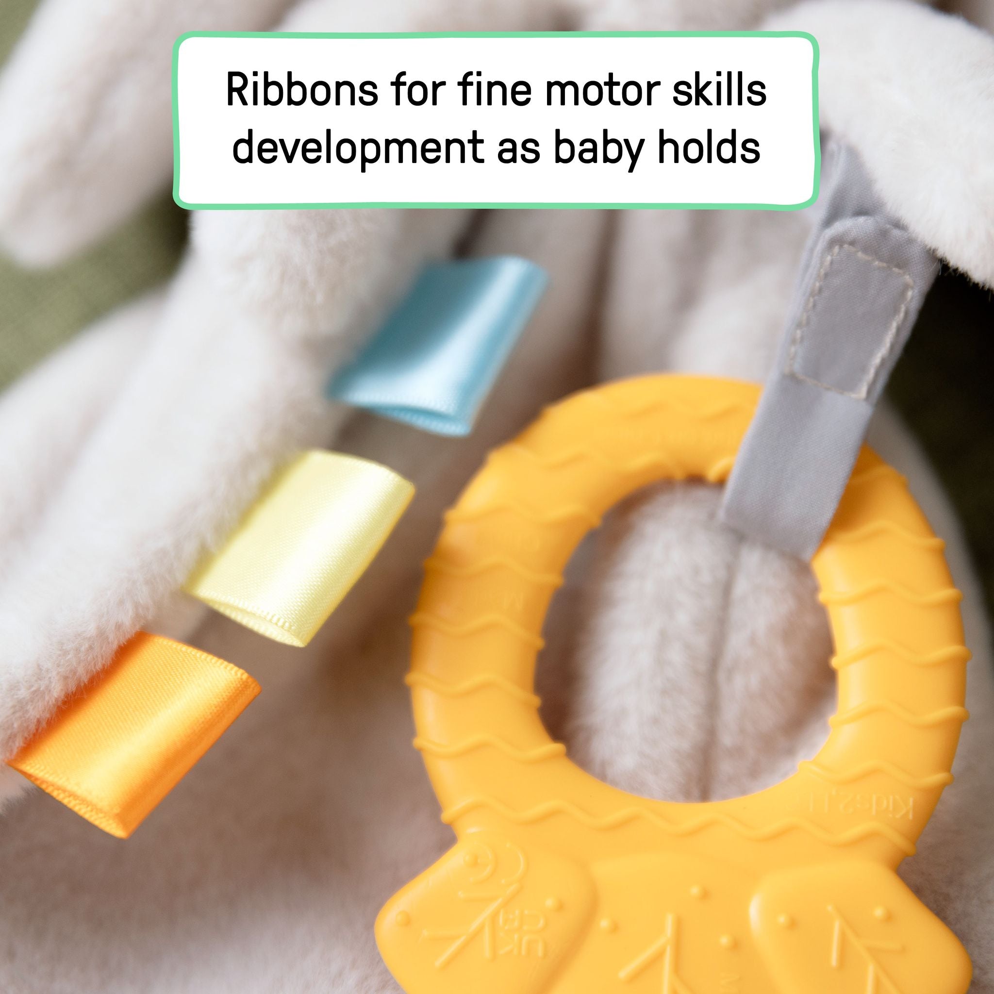 Ingenuity Sylvi Bunny Plush Lovey & Teether