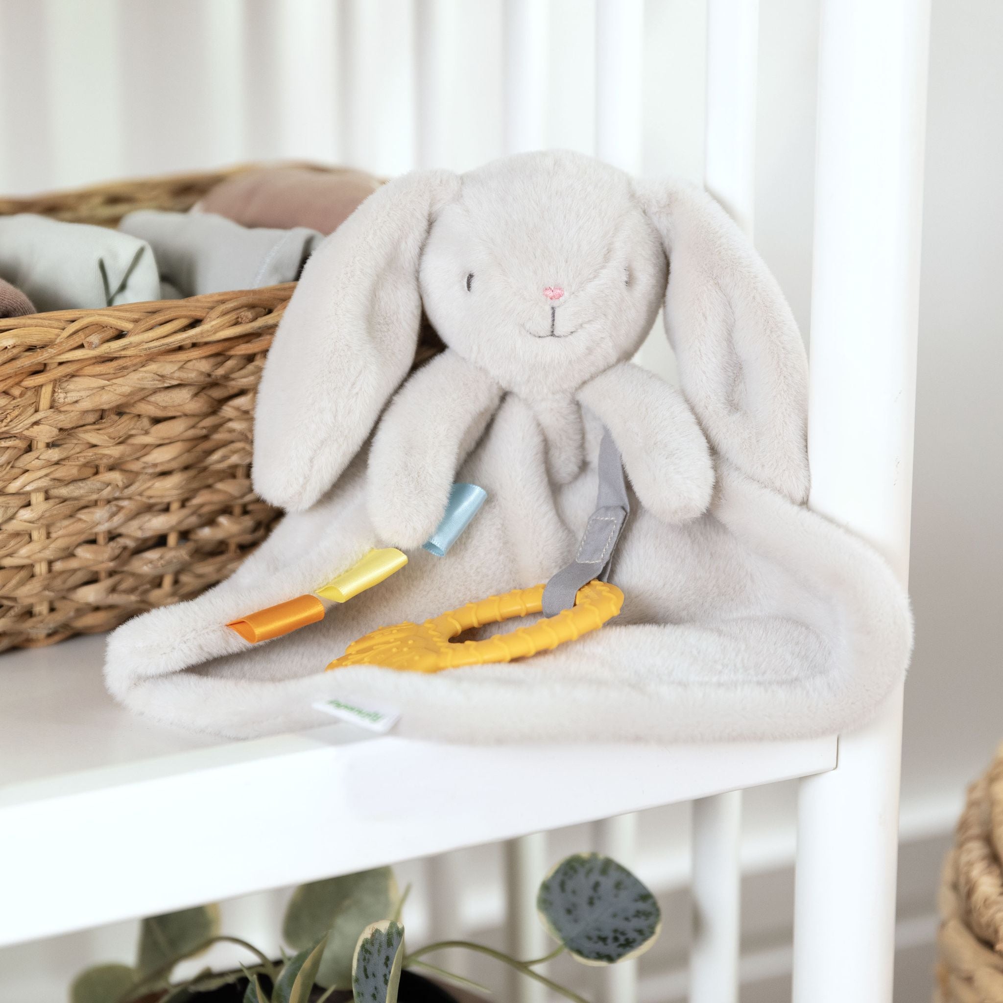 Ingenuity Sylvi Bunny Plush Lovey & Teether