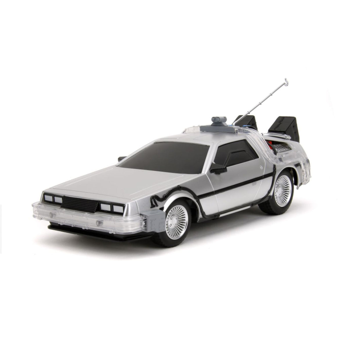 Jada Back To The Future 1:16 Remote Control Time Machine With Lights
