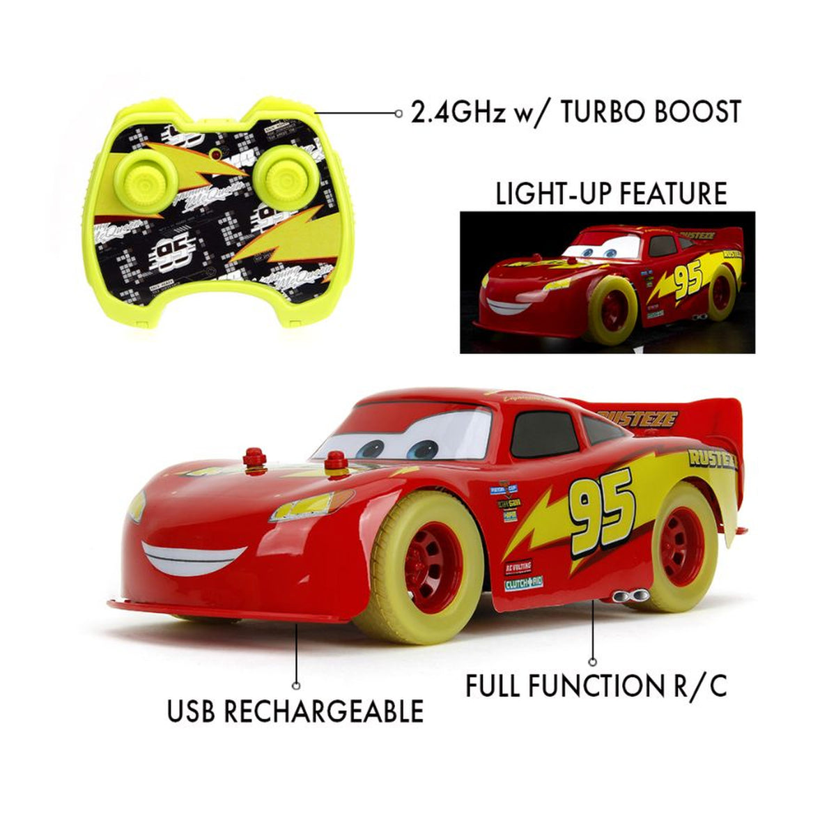 Disney Pixar Cars 1:14 R/C Lightning McQueen