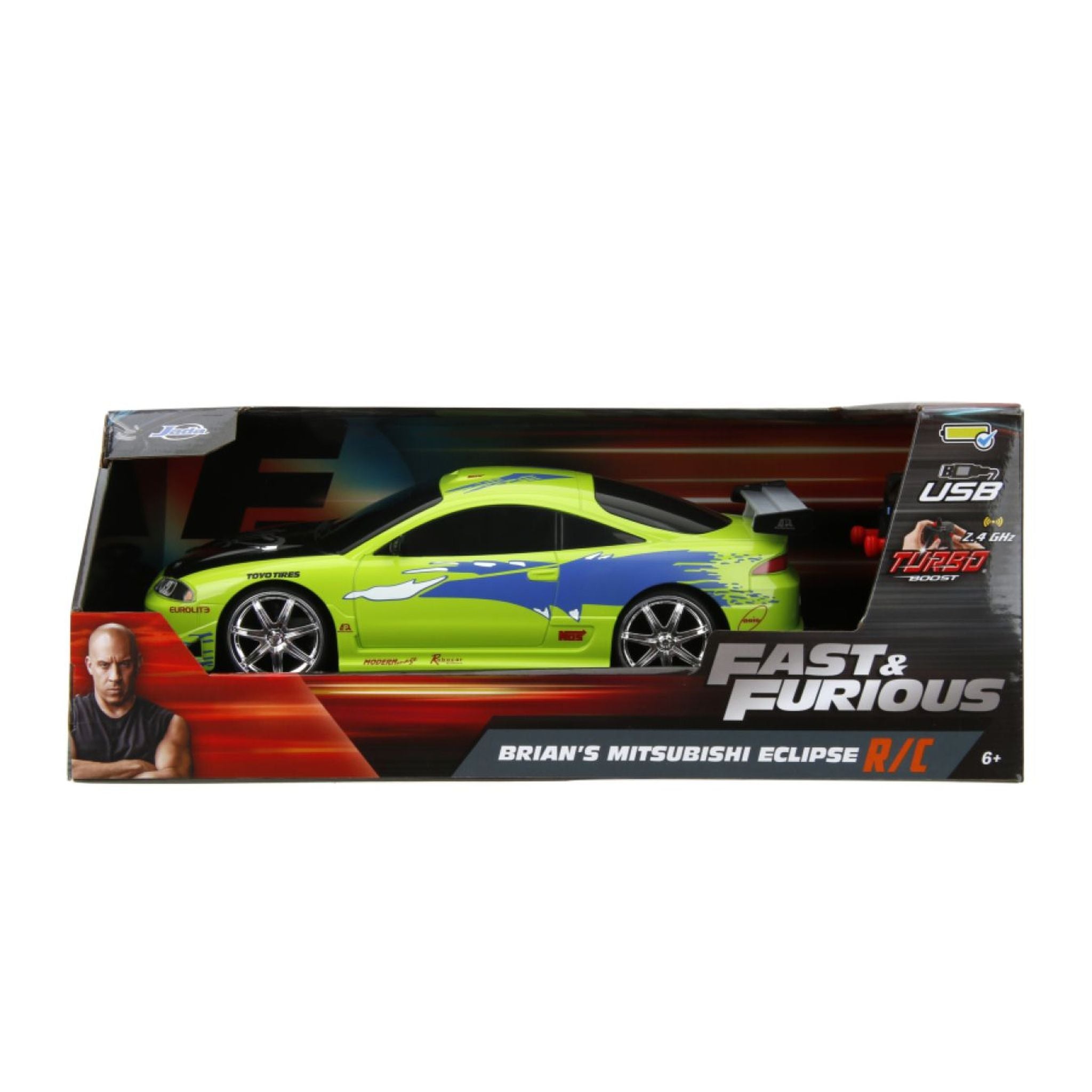 Fast & Furious 1:16 Brian O’Conner's 1995 Mitsubishi Eclipse Green