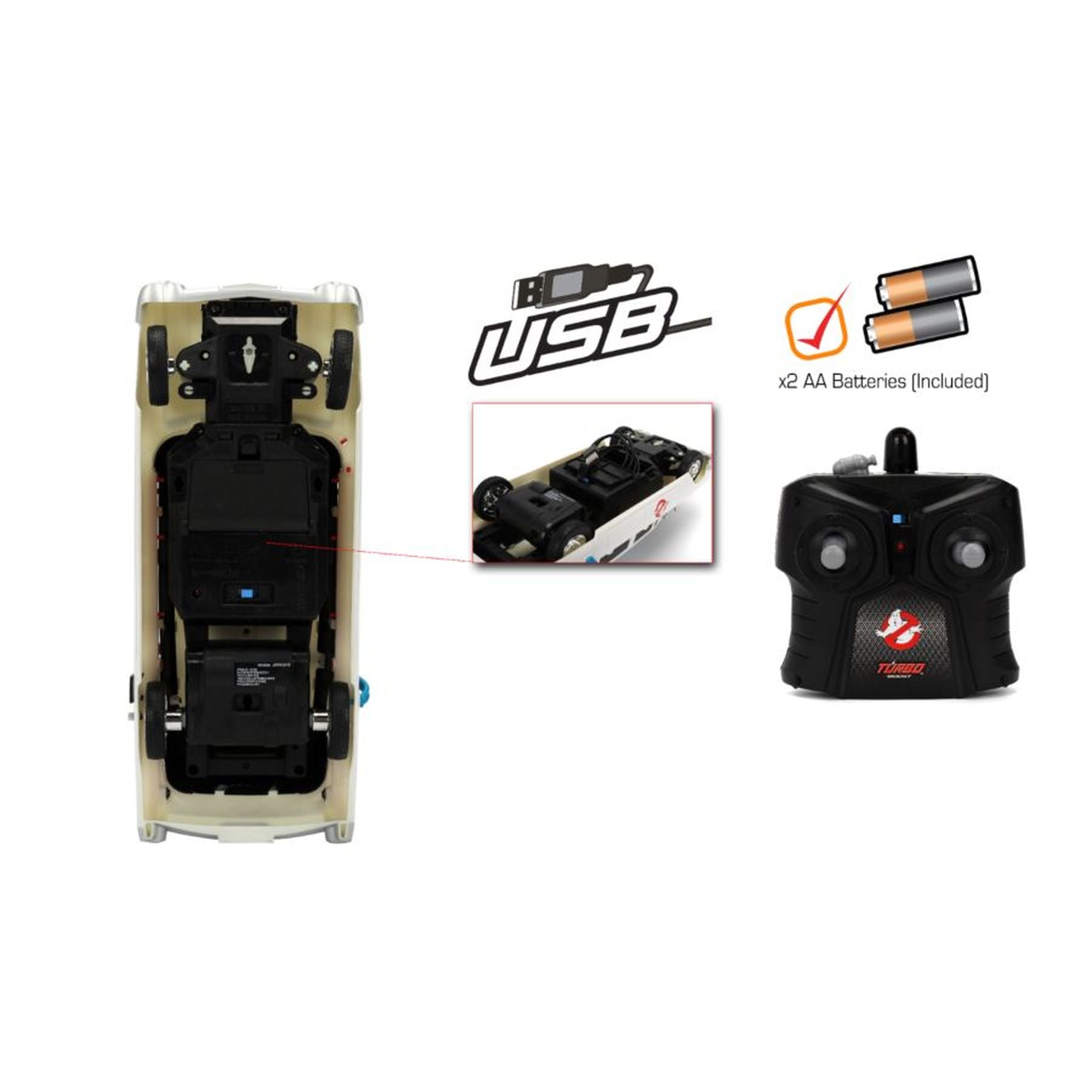 Jada Ghostbusters 1:16 Remote Control Ecto-1
